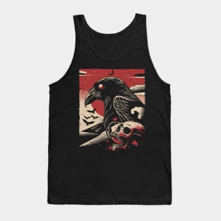 Crow and Skull Tank Top